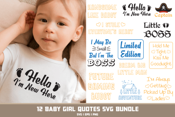 Download Baby Sayings Svg - Newborn Svg Bundle - Premium Bundle
