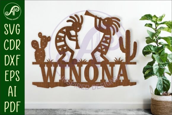 Download KoKopelli Personalized Name Sign Laser - Personalized name sign Collection