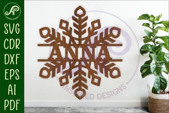 Download Snowflake Personalized Name Sign Laser - Personalized name sign Collection