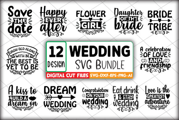 Download Wedding SVG Bundle - Wedding svg Collection